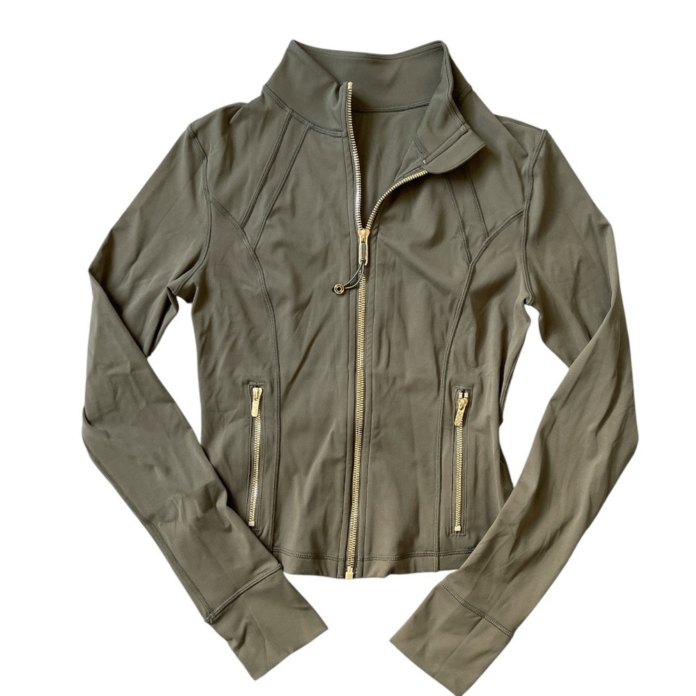 SUUKSESS Cropped Zip Up Workout Jacket Green Size Small - Picture 2 of 4